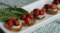 Bruschetta Roasted Tomato Mozzarella Appetizer Bruschetta Roasted Tomato Mozzarella Appetizer