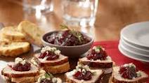 Pork and Apple-Cranberry Chutney Crostini Pork and Apple-Cranberry Chutney Crostini