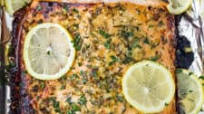 Baked Honey Garlic Salmon in Foil Baked Honey Garlic Salmon in Foil