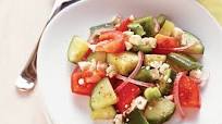 Easy Greek Cucumber-Tomato Salad Easy Greek Cucumber-Tomato Salad