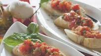 Toasted Bread with Tomatoes (Bruschetta) Toasted Bread with Tomatoes (Bruschetta)