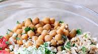 Healthy Chicken Chickpea Chopped Salad Healthy Chicken Chickpea Chopped Salad