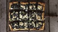 Greek open-faced spinach pie Greek open-faced spinach pie