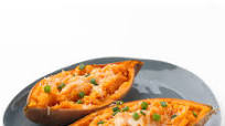 Spicy Twice Baked Sweet Potato Spicy Twice Baked Sweet Potato
