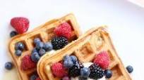 Fluffy Sour Cream Waffles Fluffy Sour Cream Waffles