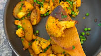 Aloo Gobi Matar - Potatoes & Cauliflower with Peas Aloo Gobi Matar - Potatoes & Cauliflower with Peas
