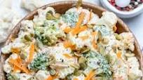 Creamy Broccoli Cauliflower Salad Creamy Broccoli Cauliflower Salad