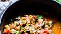 Cajun Stewed Black Eyed Peas and Greens Cajun Stewed Black Eyed Peas and Greens