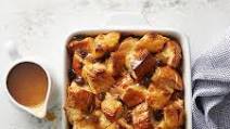 Old-Fashioned Bread Pudding With Vanilla Sauce Old-Fashioned Bread Pudding With Vanilla Sauce