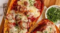 Air Fryer Stuffed Spaghetti Squash Air Fryer Stuffed Spaghetti Squash