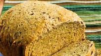 Bread Machine 100% Whole Wheat Bread with Oats, Bran, and Flax Bread Machine 100% Whole Wheat Bread with Oats, Bran, and Flax