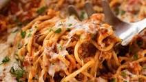 Easy Crockpot Spaghetti Casserole Easy Crockpot Spaghetti Casserole