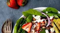 Strawberry Spinach Salad with Strawberry Dressing Strawberry Spinach Salad with Strawberry Dressing