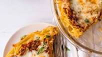 Loaded Vegetarian Spaghetti Pie Recipe Loaded Vegetarian Spaghetti Pie Recipe