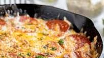 Crustless Pizza Crustless Pizza
