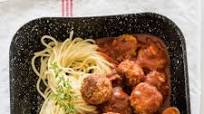Pork and fennel meatballs with spaghetti Pork and fennel meatballs with spaghetti