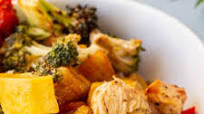 Tasty Air Fryer Chicken and Veggies with Balsamic Marinade Tasty Air Fryer Chicken and Veggies with Balsamic Marinade