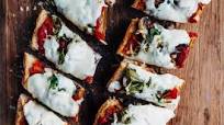 French Bread Pizza with Brussels Sprouts, Leeks and Mushrooms French Bread Pizza with Brussels Sprouts, Leeks and Mushrooms