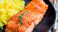 Pan-Seared Steelhead Trout with Lemon Thyme Butter Sauce Pan-Seared Steelhead Trout with Lemon Thyme Butter Sauce