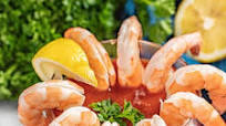 Shrimp Cocktail with Cocktail Sauce Shrimp Cocktail with Cocktail Sauce
