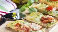 Basil Pesto Focaccia Basil Pesto Focaccia