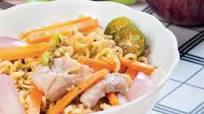 Filipino Pancit Canton Noodles with Pork Filipino Pancit Canton Noodles with Pork