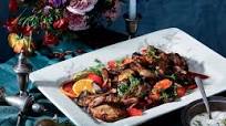 Buttermilk-Marinated Quail with Herbed Raita and Blood Oranges Buttermilk-Marinated Quail with Herbed Raita and Blood Oranges