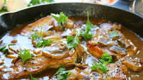 Pork Chops With Mushroom Gravy Recipe Pork Chops With Mushroom Gravy Recipe