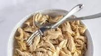 Perfectly Cooked, Shredded Chicken Perfectly Cooked, Shredded Chicken