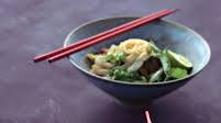 Chinese Cabbage Stir-Fry with Rice Noodles, Pork, and Cilantro Chinese Cabbage Stir-Fry with Rice Noodles, Pork, and Cilantro