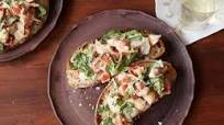 Bruschetta with Shrimp, Tarragon and Arugula Bruschetta with Shrimp, Tarragon and Arugula