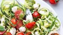 Zucchini, Mozzarella, and Pesto Caprese Salad Zucchini, Mozzarella, and Pesto Caprese Salad