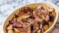 Roasted Pork Chops With Onions and Pears Roasted Pork Chops With Onions and Pears