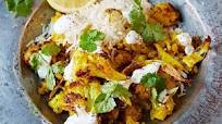 Aloo gobi with fluffy rice & yoghurt Aloo gobi with fluffy rice & yoghurt