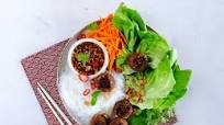 Beyond Meat Bun Cha: Vietnamese Meatless Meatballs with Noodles and Salad Beyond Meat Bun Cha: Vietnamese Meatless Meatballs with Noodles and Salad