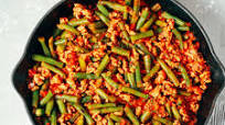 Ground Turkey Skillet with Green Beans Ground Turkey Skillet with Green Beans