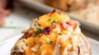 Crack Chicken Stuffed Baked Potatoes Crack Chicken Stuffed Baked Potatoes