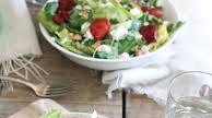 Honey Roasted Strawberry Feta Salad Honey Roasted Strawberry Feta Salad