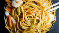 Hibachi Noodles with Shrimp Hibachi Noodles with Shrimp