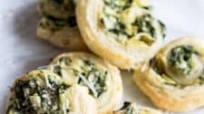 Puff Pastry Spinach and Artichoke Pinwheels - House of Yumm Puff Pastry Spinach and Artichoke Pinwheels - House of Yumm