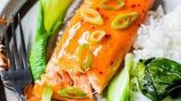 Sweet and Spicy Glazed Salmon Sweet and Spicy Glazed Salmon