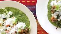 Indian Style Breakfast Tacos with Tzatziki sauce Indian Style Breakfast Tacos with Tzatziki sauce
