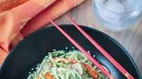 Stir Fry Zucchini Noodles (vegan, gluten free) Stir Fry Zucchini Noodles (vegan, gluten free)