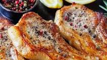 Bone-In Pork Chops with Peppercorns Bone-In Pork Chops with Peppercorns