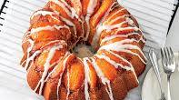 Peach-Bourbon Upside-Down Bundt Cake Recipe Peach-Bourbon Upside-Down Bundt Cake Recipe