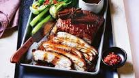 Slow cooker honey-soy pork belly with Asian greens Slow cooker honey-soy pork belly with Asian greens