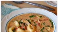 Slow Cooker Creamy Tortellini, Spinach and Chicken Soup Slow Cooker Creamy Tortellini, Spinach and Chicken Soup
