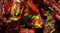 Red Braised Pork Ribs with Carrots Chinese Style Red Braised Pork Ribs with Carrots Chinese Style