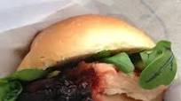 Crispy pork belly sandwich Crispy pork belly sandwich
