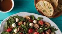 Mushroom Caprese Salad Mushroom Caprese Salad